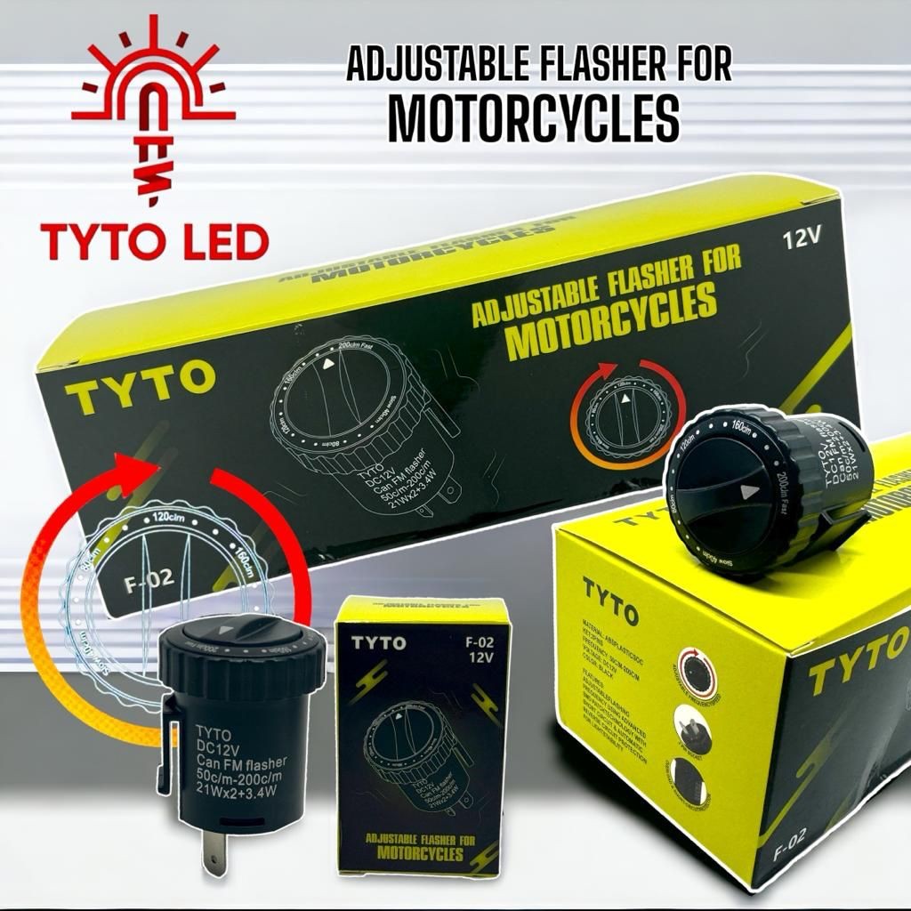 Led Flasher Sein F2 Flaser Sen Putar Model Bulat 12V Adjustable Flasher LED Putar F2 Universal Motor