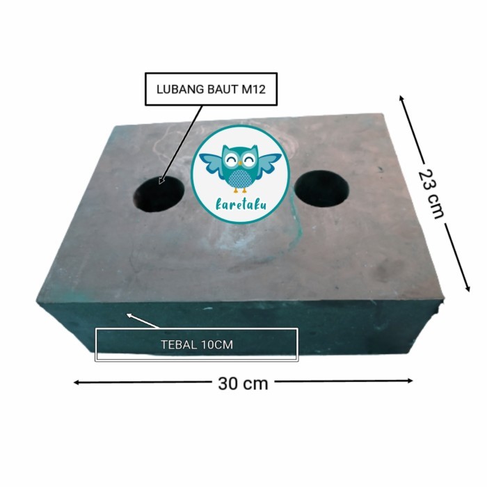 rubber bumper loading dock karet penahan benturan mobil