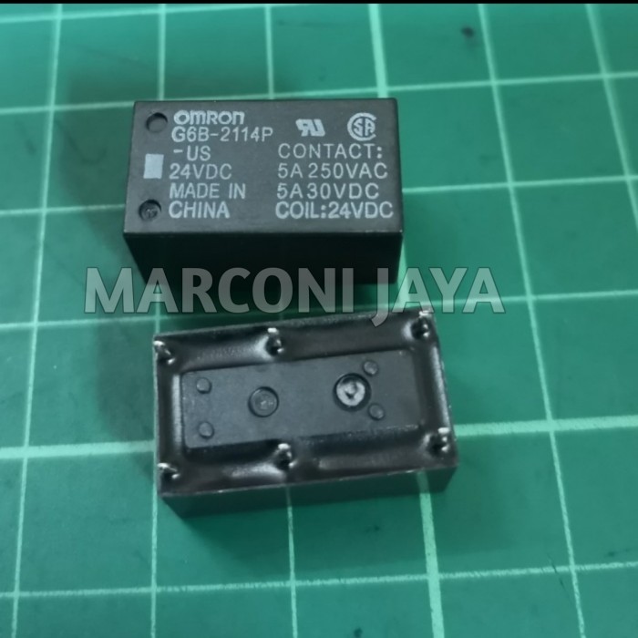 Relay G6B-2114P-US 24volt Omron 6pin
