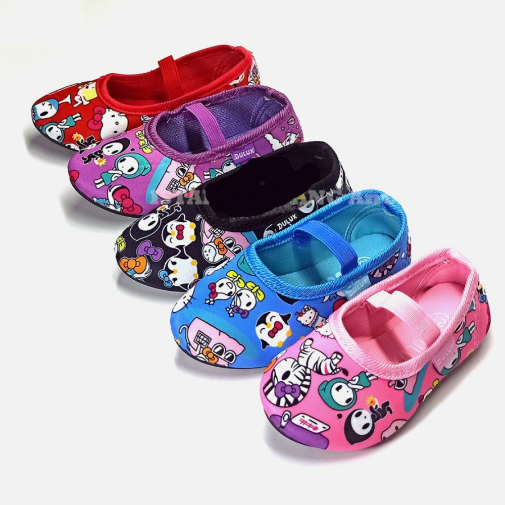 Umma Sepatu Anak DULUX BX-2029D Balet Anak Motif Karakter / Sepatu Balet Karakter Motif BX-2029 D