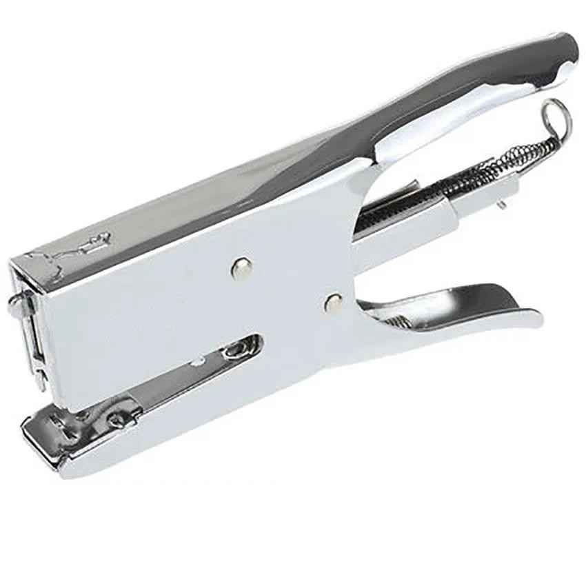 

Durable Plier Stapler Paper Binding Machine Heavy Metal Handheld Stapler Books Stapling School Stationery Office Supplies