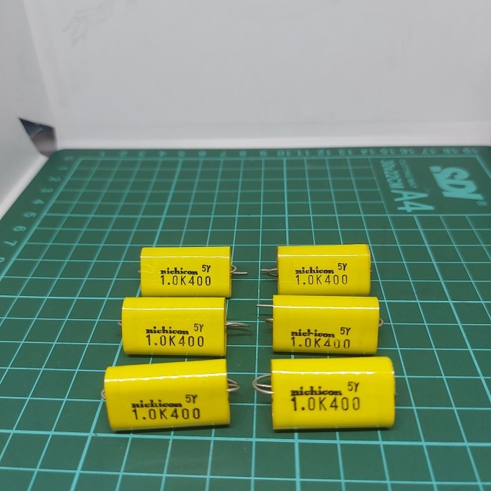 SGApart elco capacitor non polar 1uf 400vdc nichicon