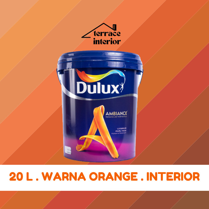 Cat Tembok Dulux Ambiance Interior 20 L Orange Gloss