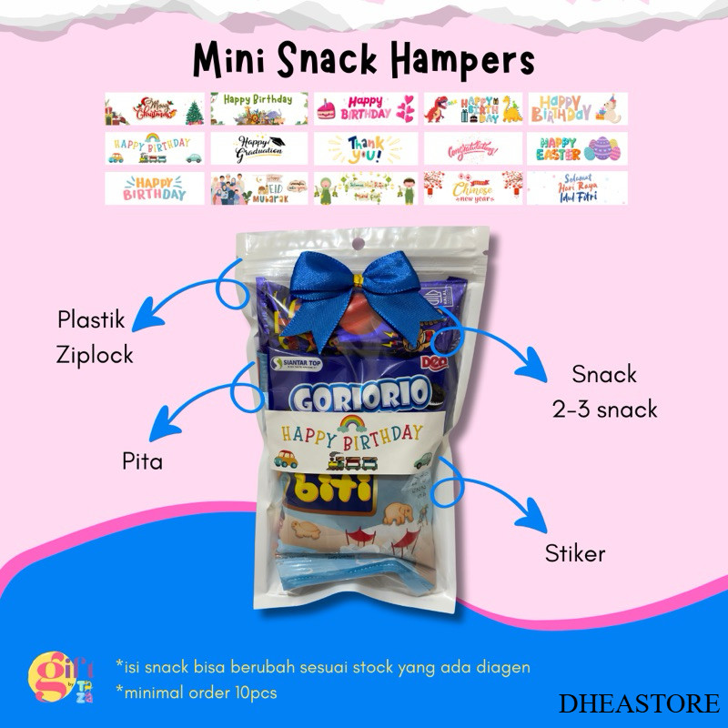 

Biru-Mini Gift Snack Hampers/ Snack Gift Syukuran Ulang Tahun dan lain lain