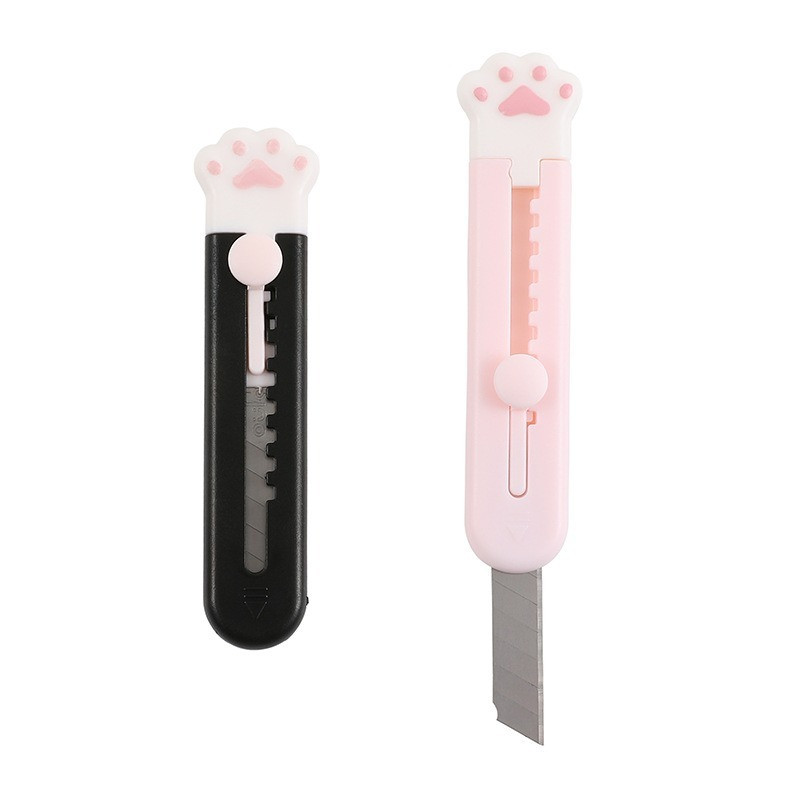 

1pc Cat Paw Handle Utility Knife DIY Art Tool Kits Cutter Letter Opener Students Stationery Paper Knife School Supplies
