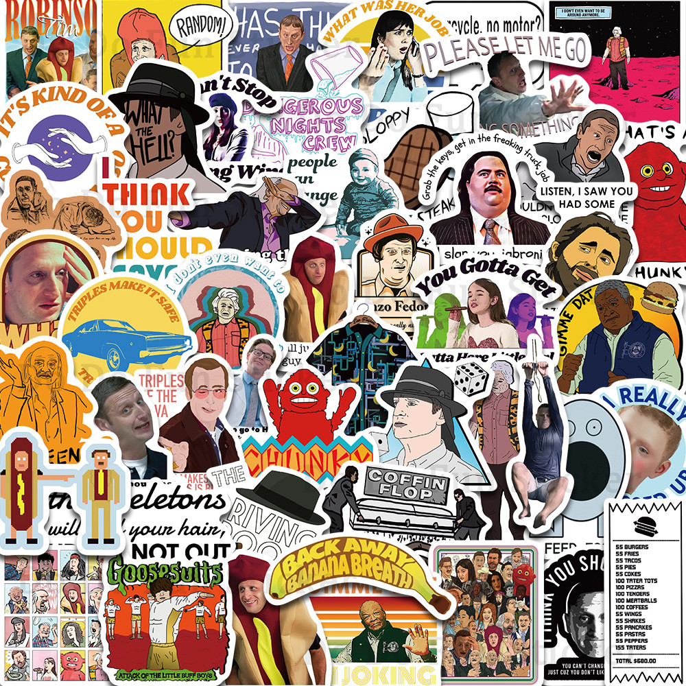 

50PCS Funny TV Series I Think You Should Leave Art Graffiti Stickers Creative Waterproof DIY Luggage Books Diaries Water
