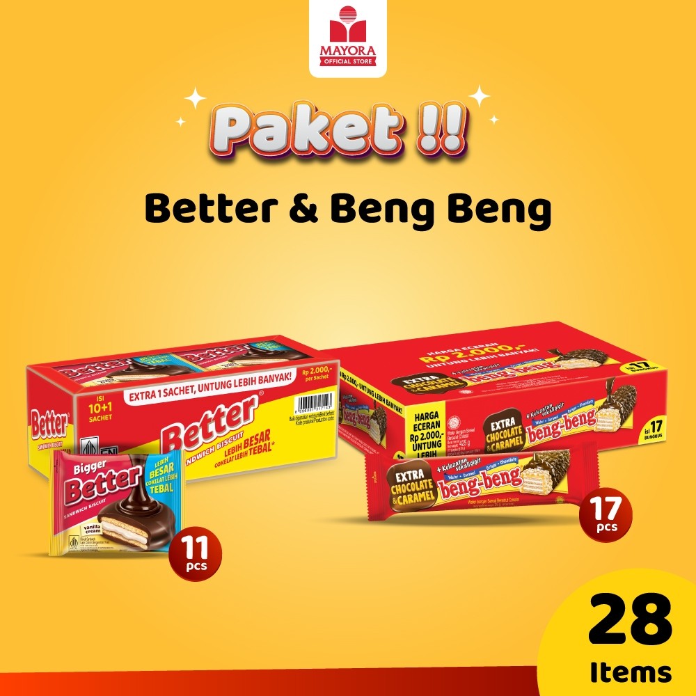 

Paket Biskuit Better & Wafer Beng Beng