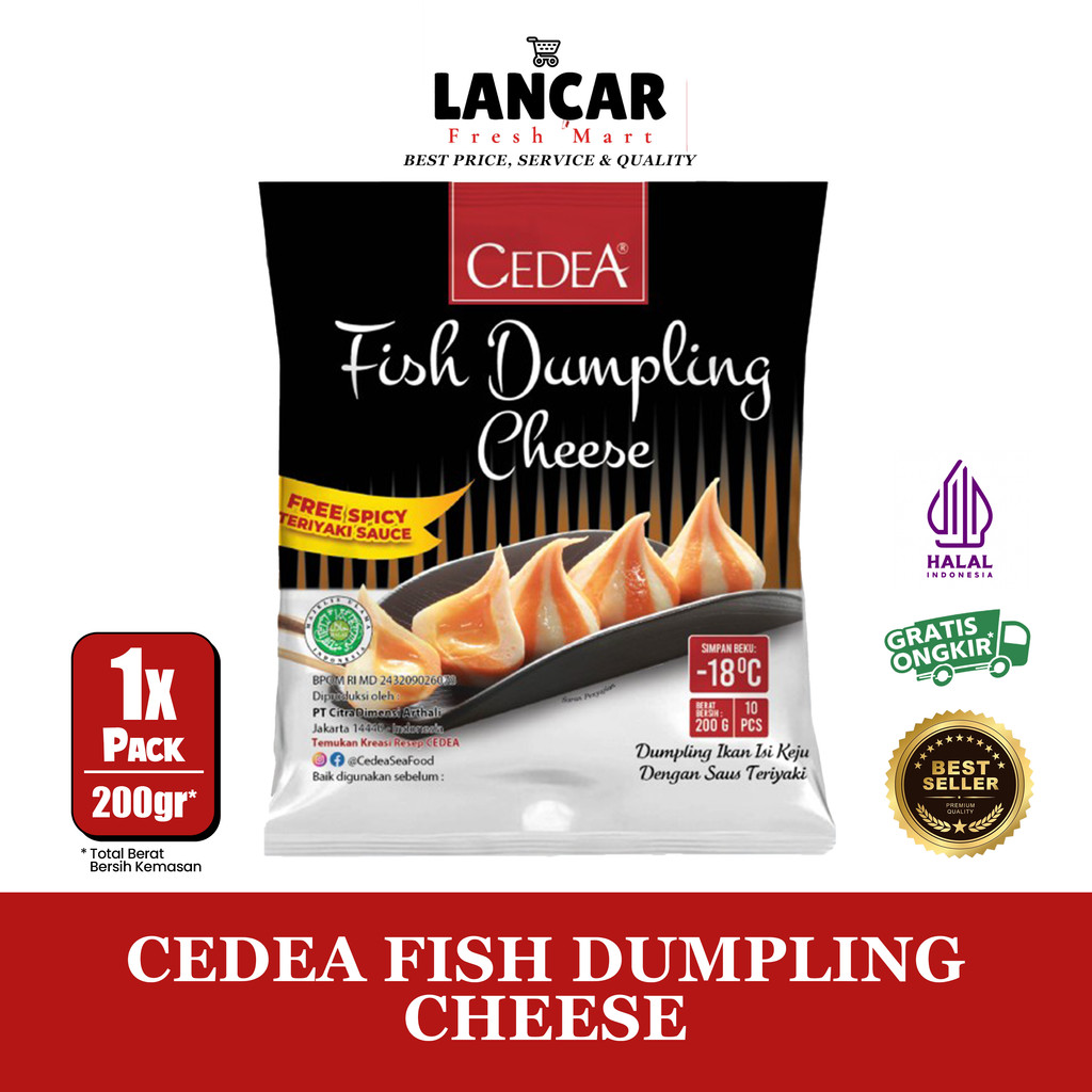 

CEDEA FISH DUMPLING CHEESE 200GR