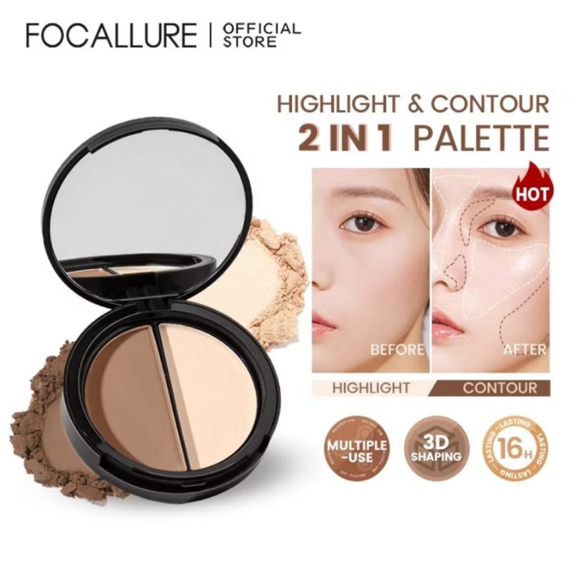 FOCALLURE - HIGHLIGHTER & BRONZER DUO ( FA-05 )