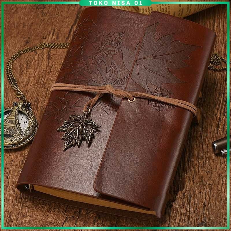 

Toddi AIMEE Buku Catatan Binder Notebook Cover Kulit Vintage Maple - AM-16