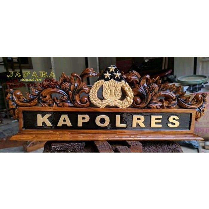 

Papan Nama Jabatan Kapolres Logo Kepolisian & Papan Nama Hakim Custome - 1 Baris Termurah Seindonesia EJ4354