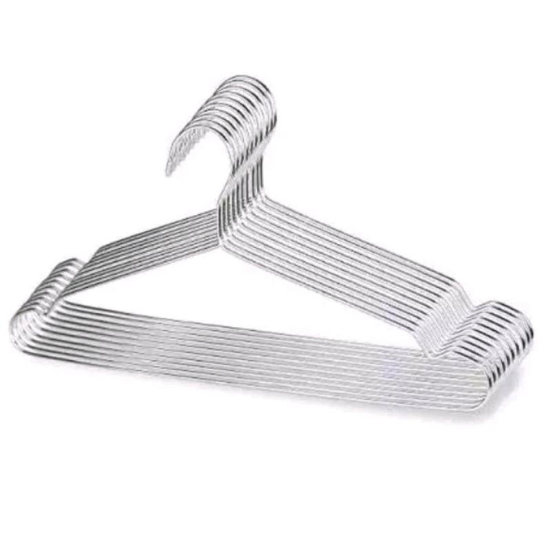 [BS] 1 PAK ISI 10 PCS HANGER KAWAT STAINLESS GANTUNGAN BAJU Anti Karat Anti Karat Pakaian