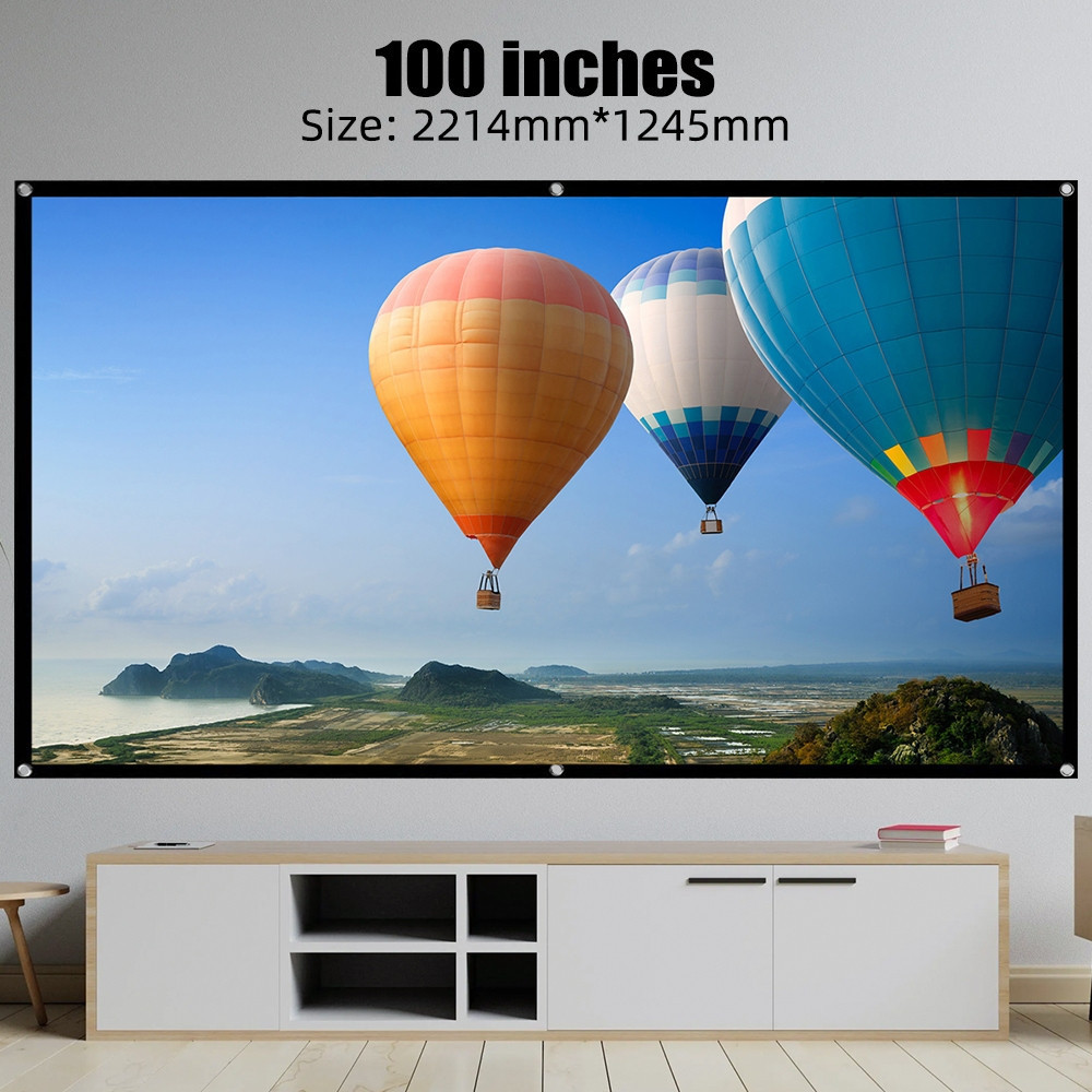 Kain Layar Proyektor Antilight Ambient Screen Curtain L21/Kain Layar Proyektor HD Lipat