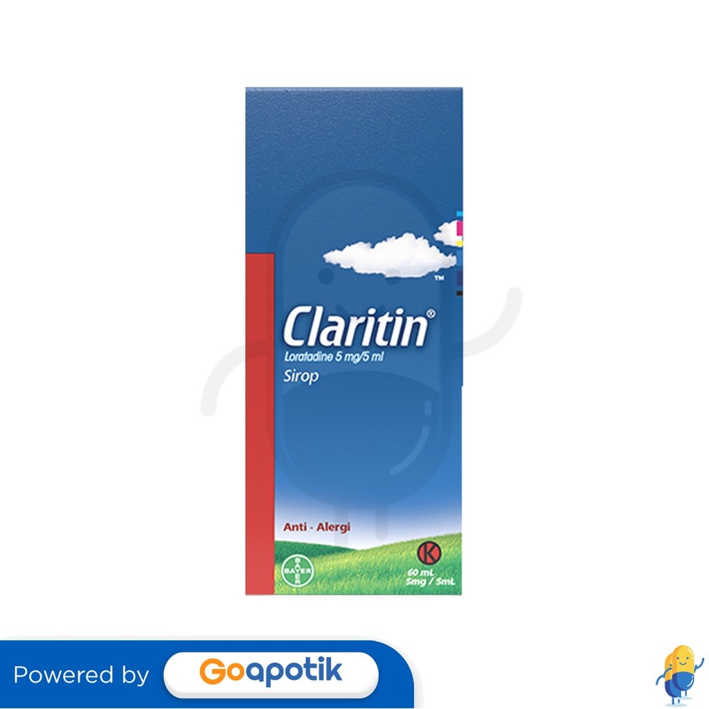 Claritin Syrup Isi 60 Ml Botol