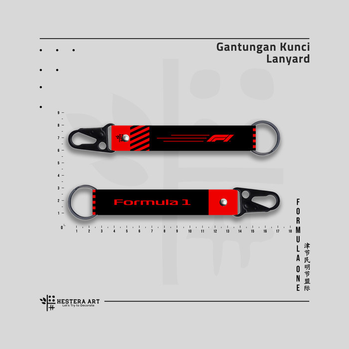 

Organizer Moerah~ Gantungan Kunci Lanyard F1 | Key Chain Lanyard Formula One F1 - F1