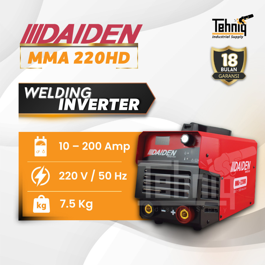 Mesin Las / Trafo Las Listrik / Inverter Las DAIDEN MMA 220 HD Tavo Las Heavy Duty 200 Ampere