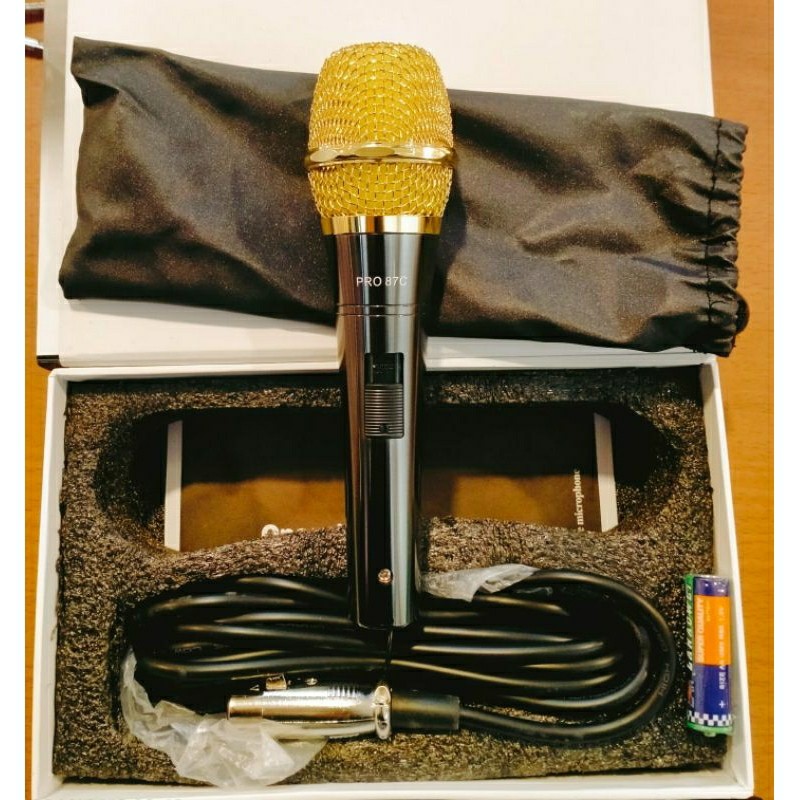 Mic Kabel PRO87C Handheld Condenser Pro 87c.kwalitas bagus sensitif