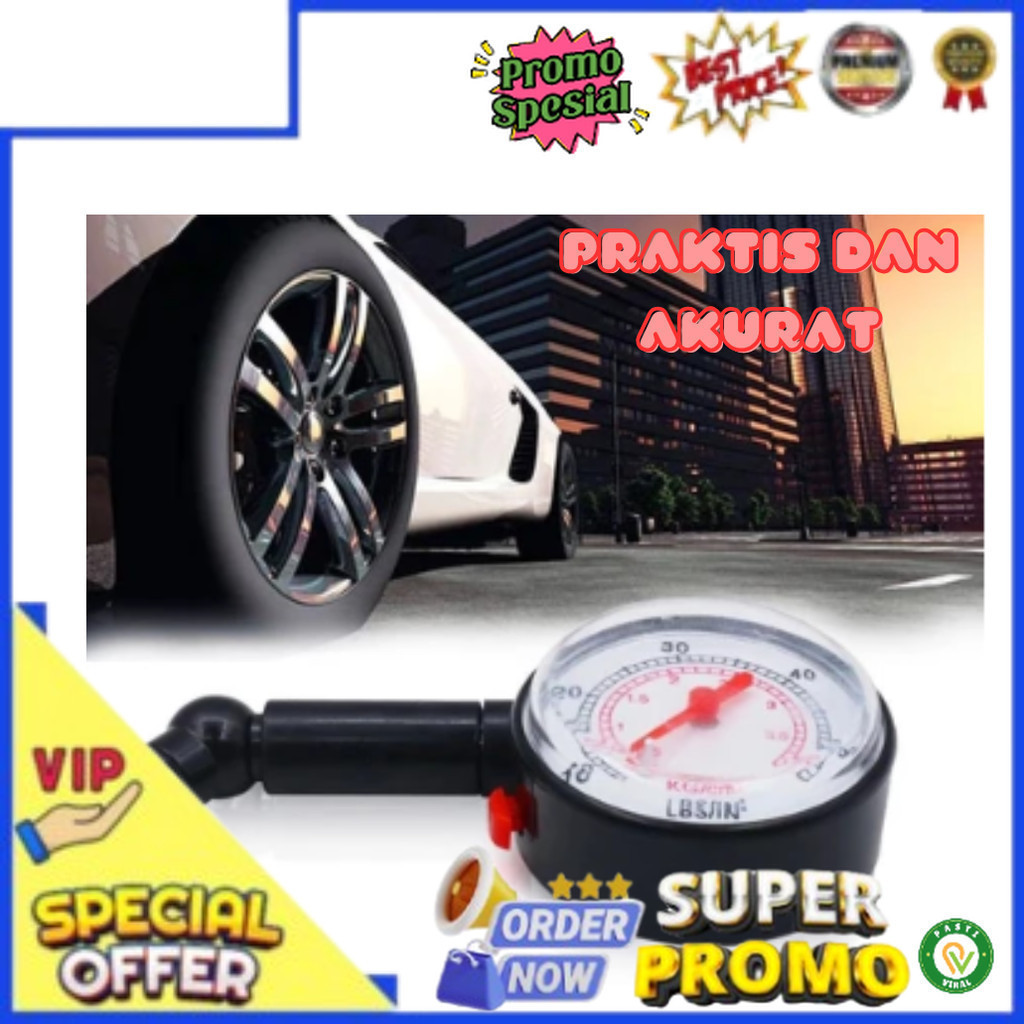 Bisa Cod Pengukur Tekanan Angin Ban Mobil Bukan Tekiro Manometer Cek Tekanan Ban Mobil Alat Ukur Tek