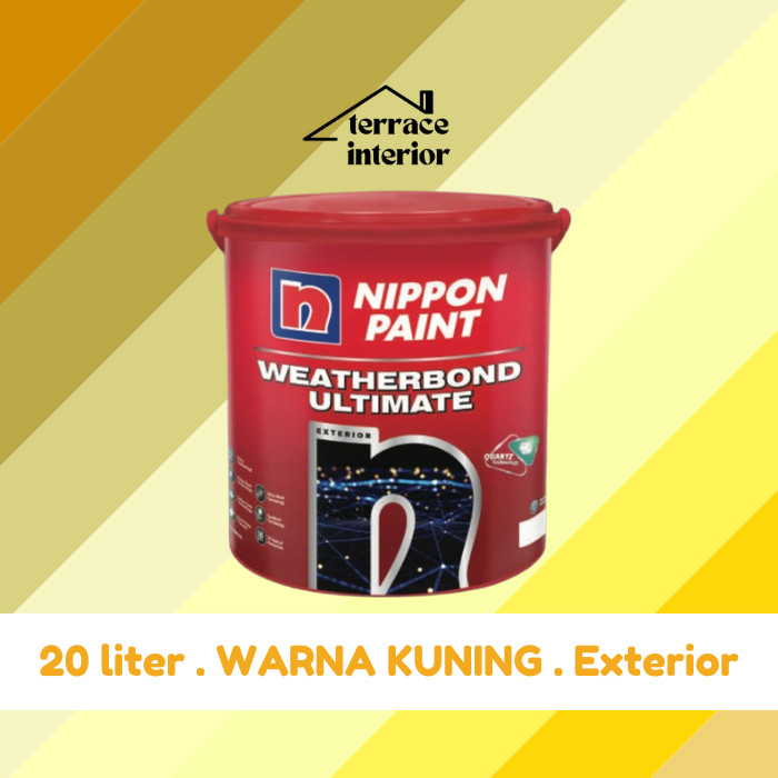 Cat Tembok Nippon Paint Ultimate Warna Kuning 20 L