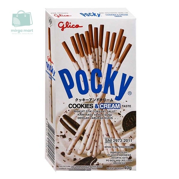 

GLICO POCKY COOKIES & CREAM 40 GR