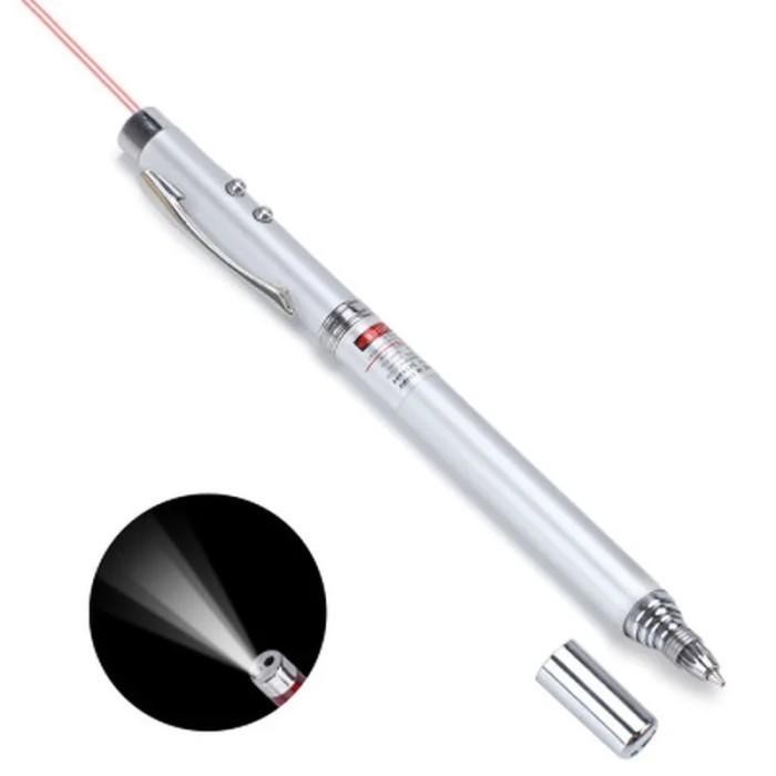 

Laser Ponter 5in1 Alat Tulis Pena Pulpen Tinta Hitam Laser Senter Pointer Persentasi Teleskopik Magnet
