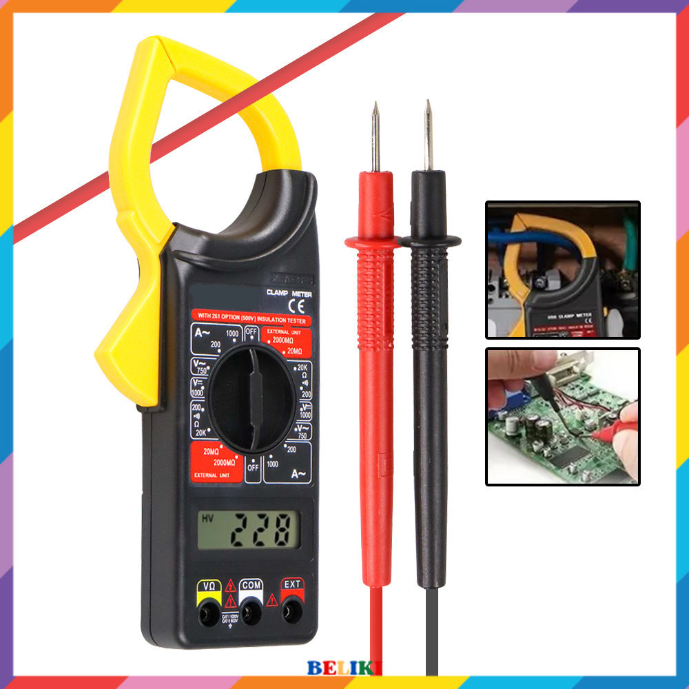 ANENG Digital Clamp Multimeter Tang Ampere - DT266