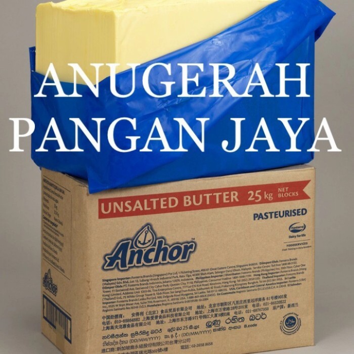

[[PROMO]] Anchor unsalted butter 1 kg GRAB GOSEND REPACK