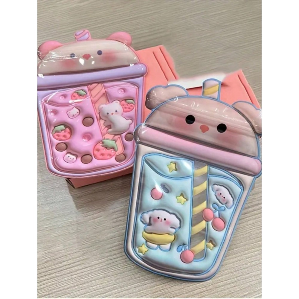 

20pcs Cartoon Self-sealing Bags, Cute Bear Snacks Goodies Sealed Bags, Hair Accessories Packaging Bags, Christmas & New Year Gif