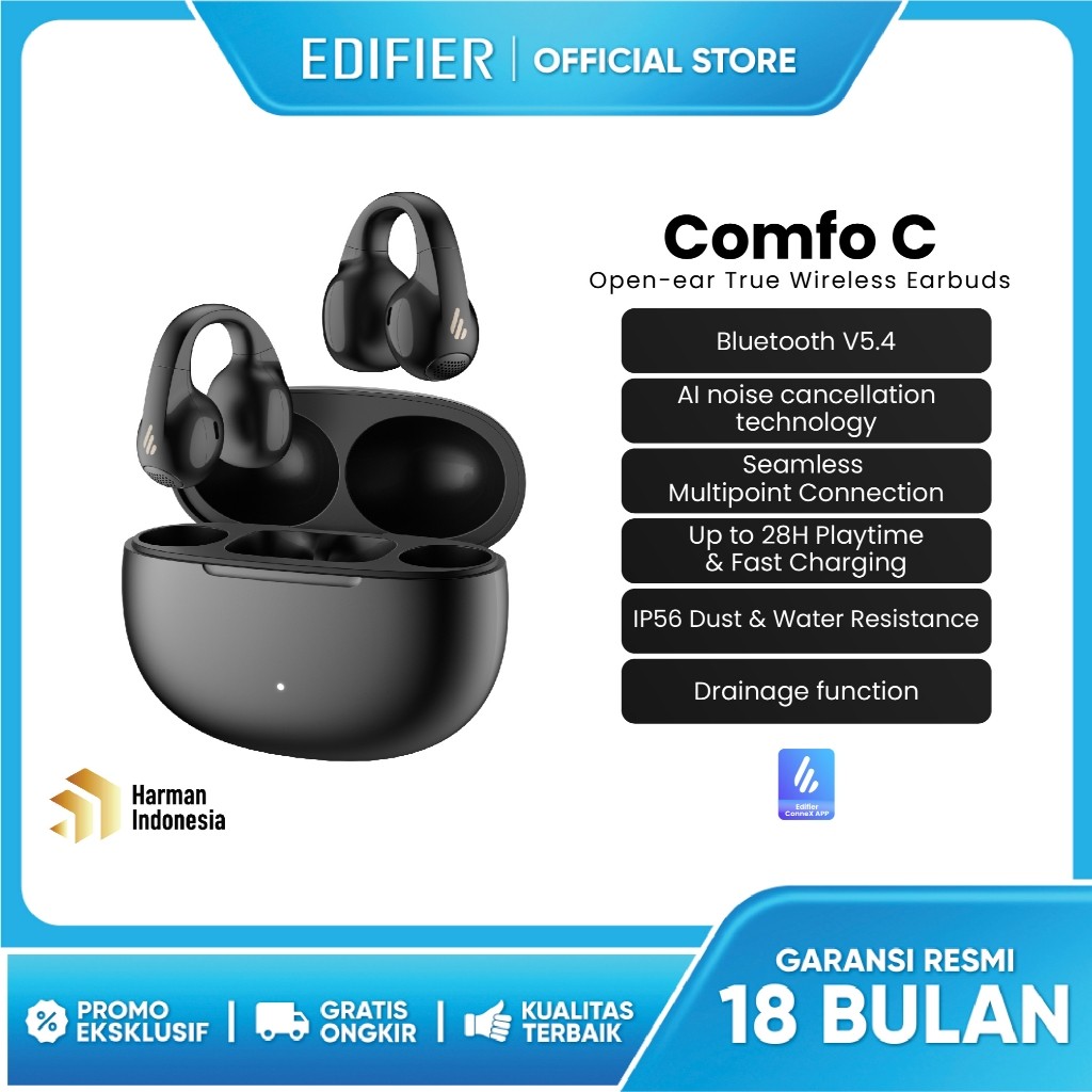 EDIFIER TWS COMFO C Open-ear True Wireless Earbuds