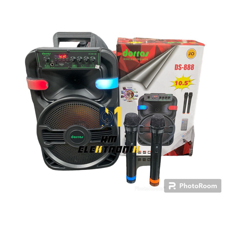 Speaker Wireless Portable Dorras 888 JO Bluetooth