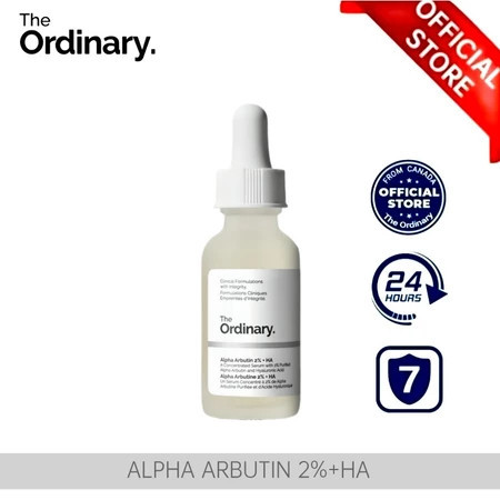 The Ordinary   [30ML] 
  AHA+BHA/Alpha Arbutin 2% + HA/Acid 2%+ B5 Serum/Retinol 1% In Squalane |Ord