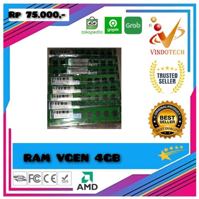 ram vgen ddr3 4 gb platinum pc 10600 - 10600