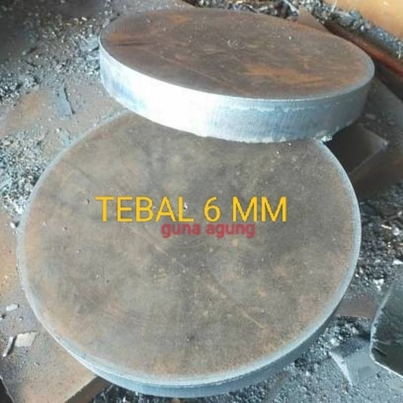 PLAT BAJA BULAT 6 MM DIAMETER 10-25 CM