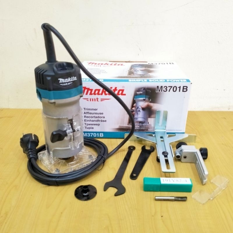 PROMO NEWMESIN PROPIL KAYU MAKITA M3701B WOOD TRIMMER ROUTER KAYU MAKITA GARANSI 2 TAHUN PROPIL