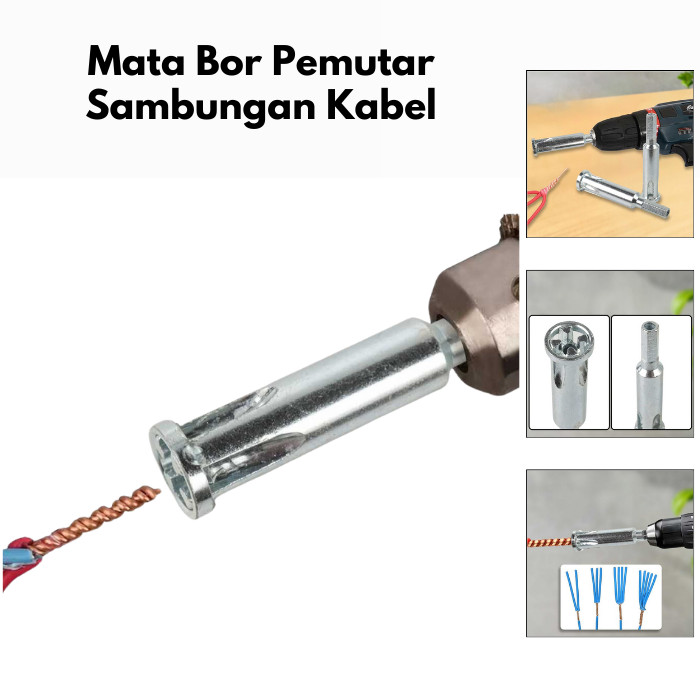 

THFS Mata Bor Pemutar Sambungan Kabel Wire Twister Stripping Tool MBEMPB