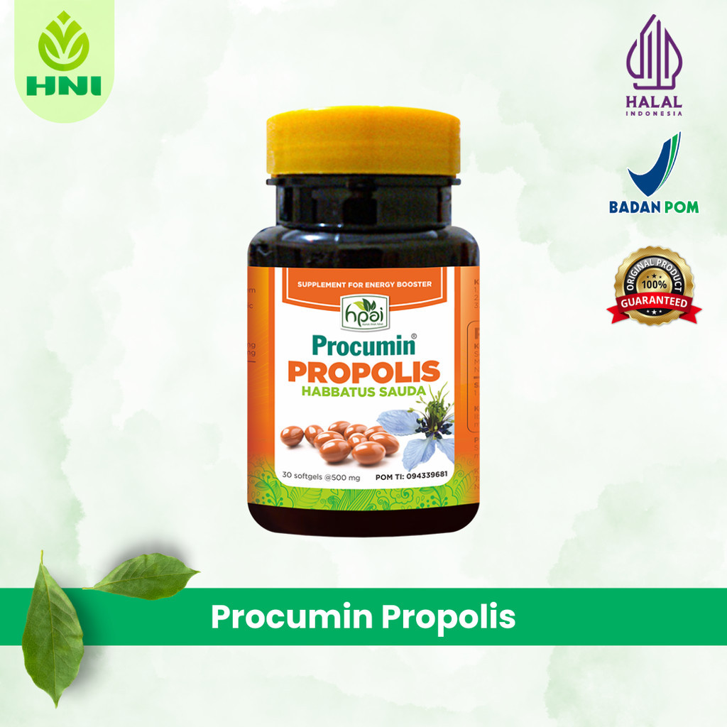 

Procumin Propolis Habbatussauda Asli - HNI BPOM
