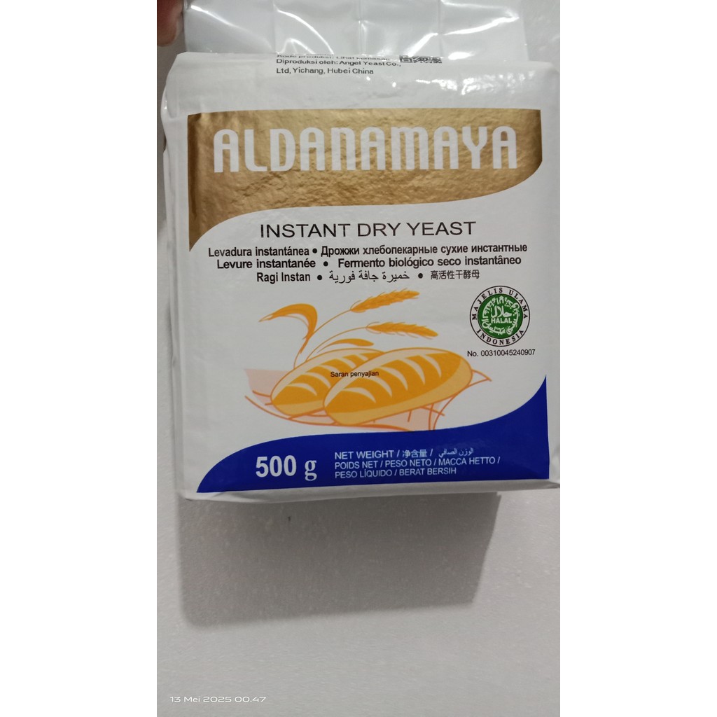 Ragi Instan Aldanamaya 500g - Instant Dry Yeast Semi Kering