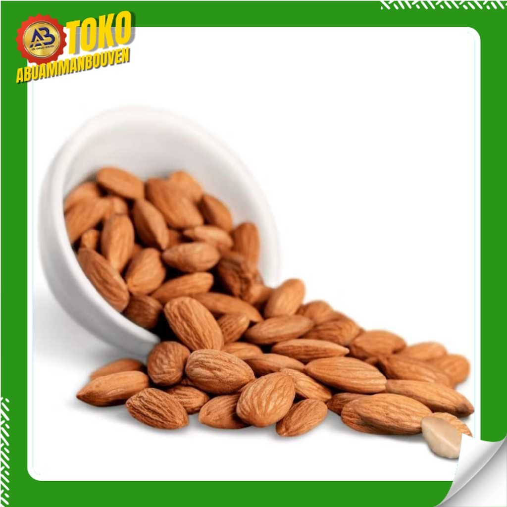 

Roasted Almond | Snack Sehat | Cemilan Sehat Kacang Kacangan / Kacang Almond Panggang 500 gram Siap Makan
