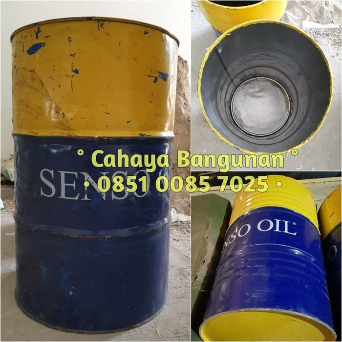 Tong Jirigen Gentong Drum Kosong Besar Pot Oli Bekas 1000 Liter 1000Lt