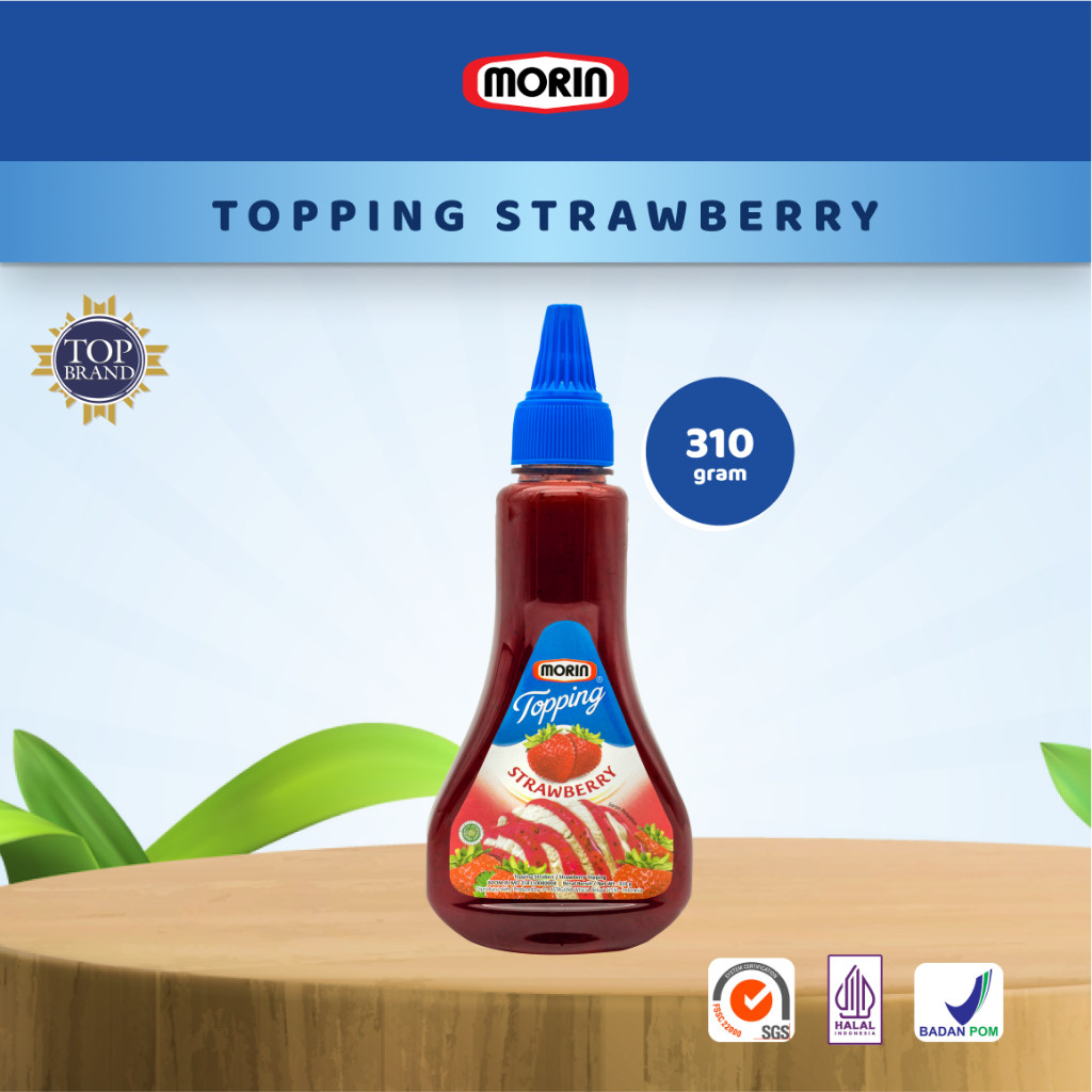 

Morin Topping Stroberi Alami 310 Gr