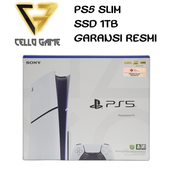 SONY PS5 DISC VERSION SLIM SSD 1TB PLAYSTATION 5 GARANSI RESMI - DIGITAL JEPANG