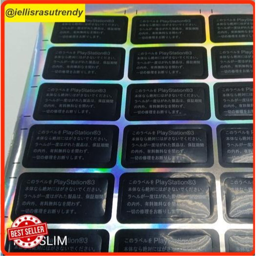 SEGEL VOID MESIN PS3 SLIM & SUPER SLIM - STICKER VOID PS3 - SEGEL VOID PS3 - PS3 SLIM