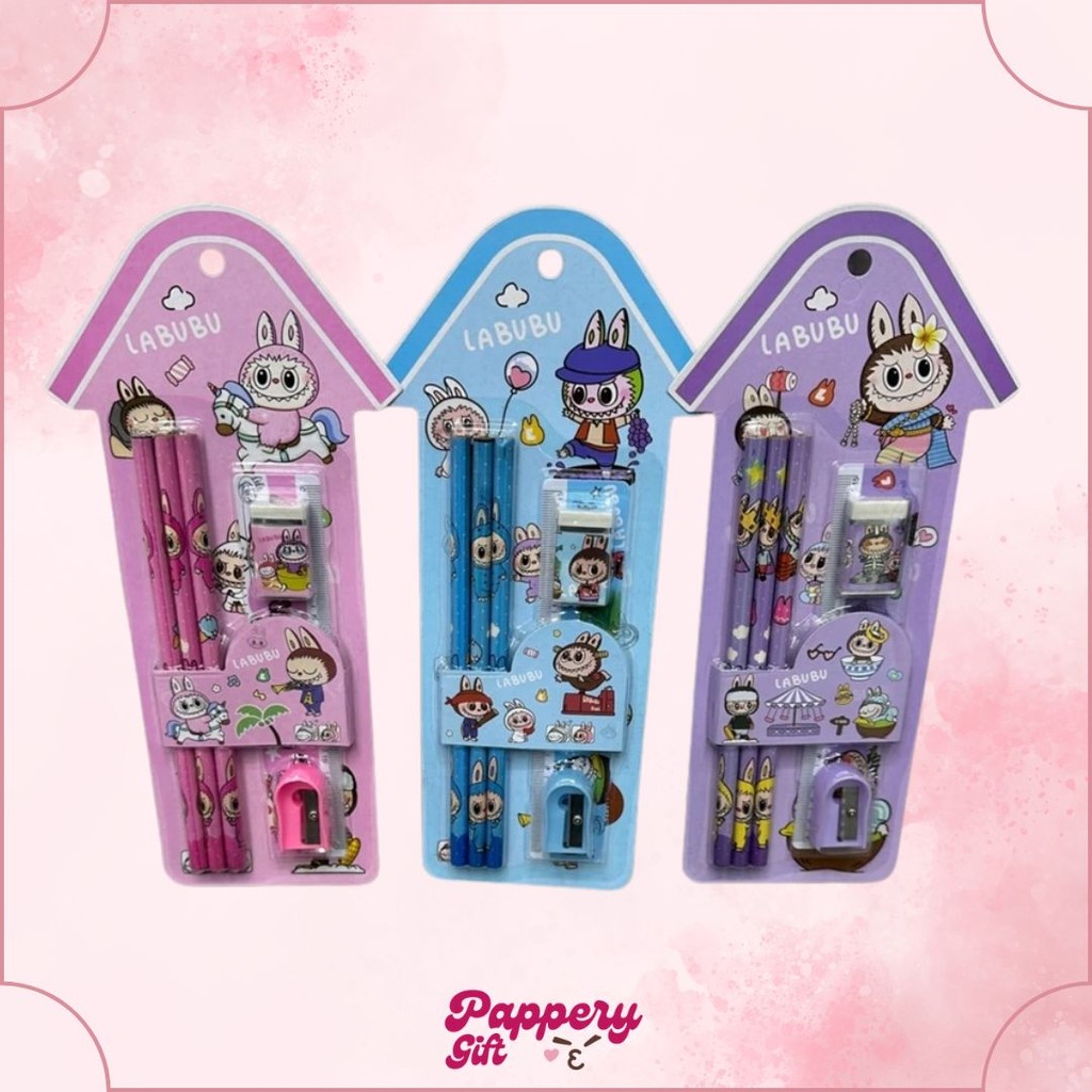 

Alat Tulis Set 6 in 1 Labubu Kuromi Murah Set Stationery Hadiah Anak Sanrio - SE0495