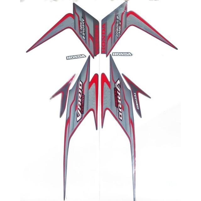 stiker striping motor vario 110 karbu 2010 hitam full body original