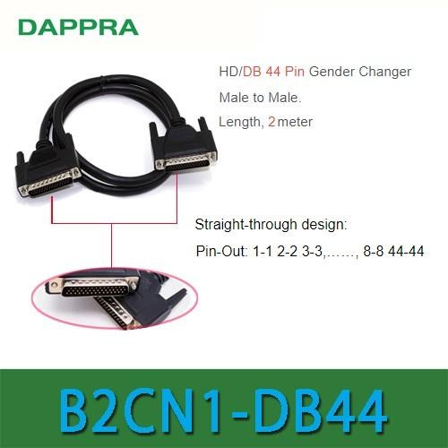 SFR99 DB44 HD44 D-SUB 44 Pin Male ke Male extension Cable 2M Kabel OF64