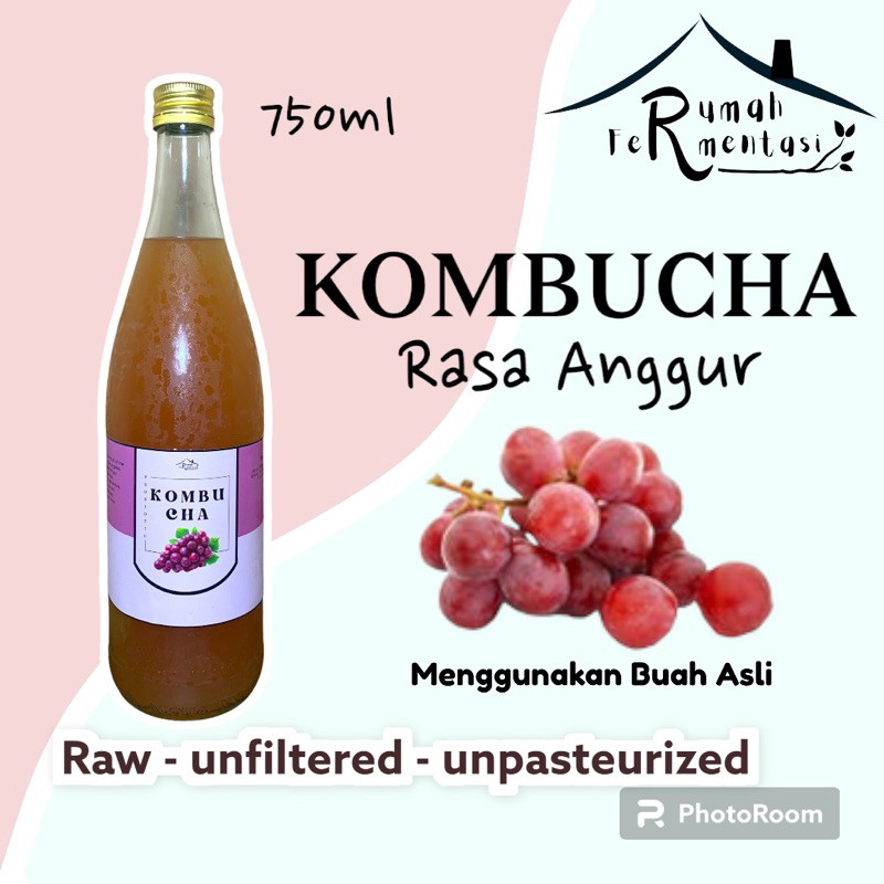 

Kombucha Grape (Anggur) 750ml | By Rumah Fermentasi