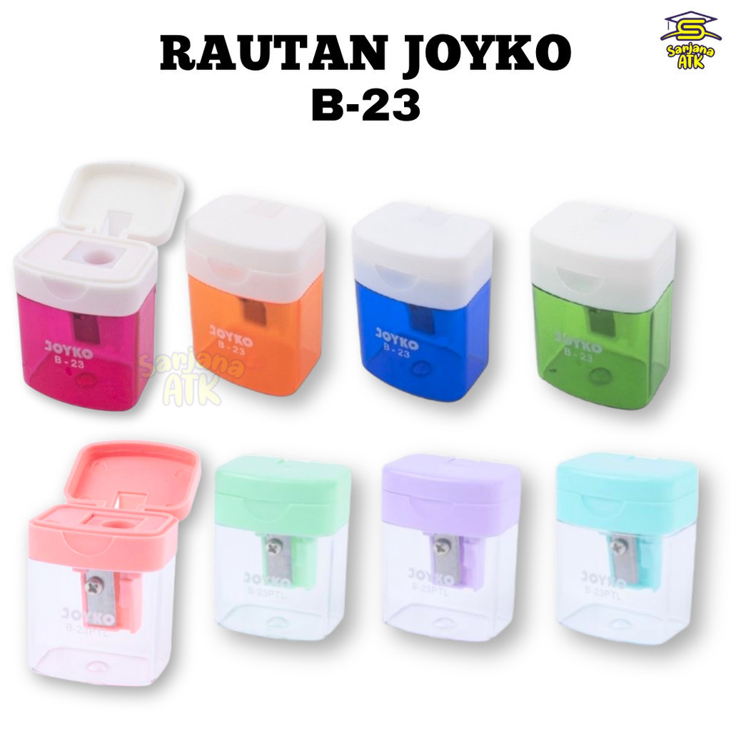 

Rautan Joyko B-23 Warna Cerah Pastel / Rautan Pensil / Rautan Meja Stationery