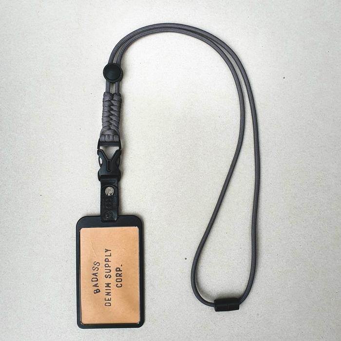 

New STORM - BDS Original Lanyard Card Holder - Grey, Adjustable Best Seller
