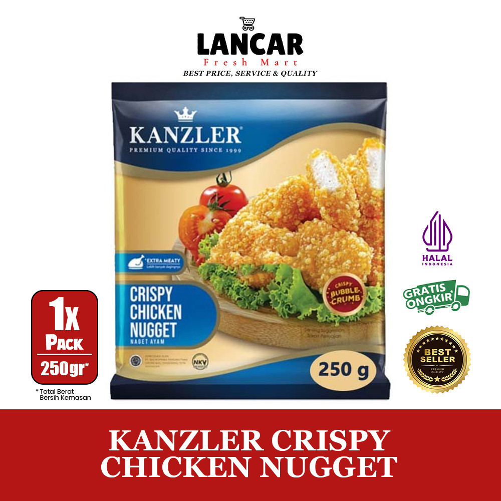 

KANZLER CRISPY CHICKEN NUGGET 250GR