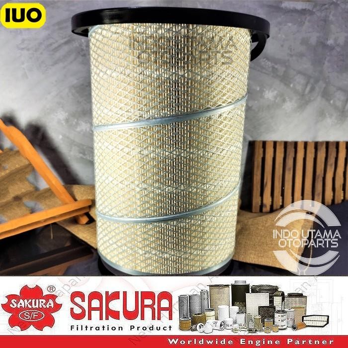 Filter Udara FUSO FR PS 190 FM517 6D14T Saringan Udara Sakura A-1019 ME-033717